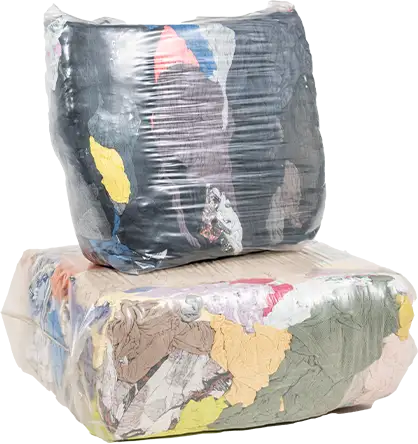 Putzlappen in Verpackungen